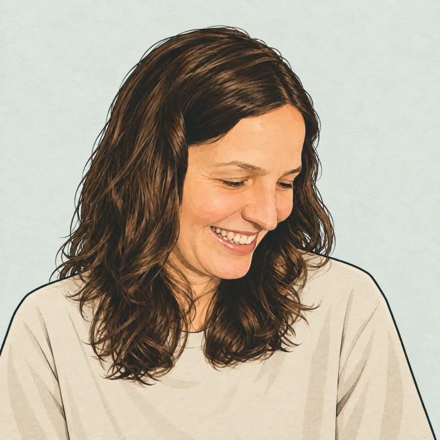 Illustriertes Porträt von Jana